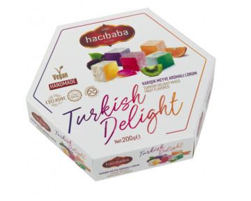 Лукум ассорти вкусов микс HACIBABA Турция 200 гр