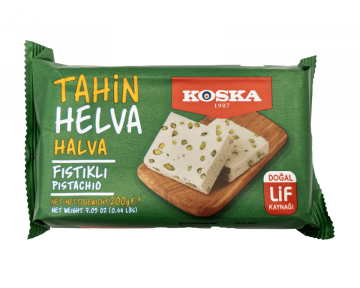 Халва кунжутная с фисташкой KOSKA Турция 200 гр