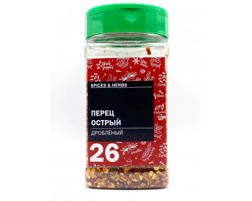 Перец острый дроблёный в банке №26 90 гр 5 шт