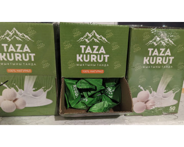 Курут сырные шарики "TAZA KURUT" 50 шт